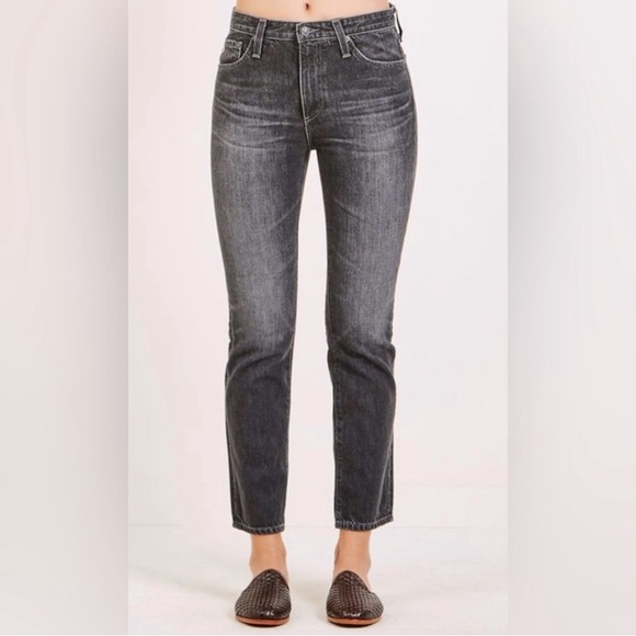AG Isabelle High Rise Straight Crop Jeans - Picture 1 of 9